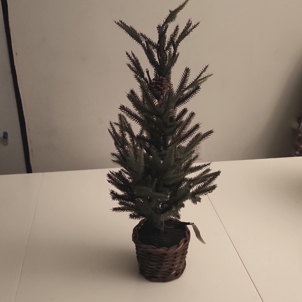 faux pine tree